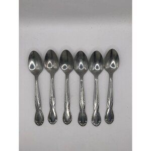 Set Of 6 Capco Stainless Steel Teaspoons From Korea